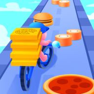 bike pizza runner（自行车披萨跑步者）