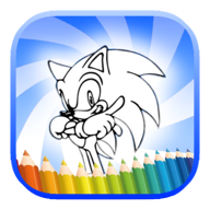 blue hedgehogs coloring（蓝色刺猬着色）