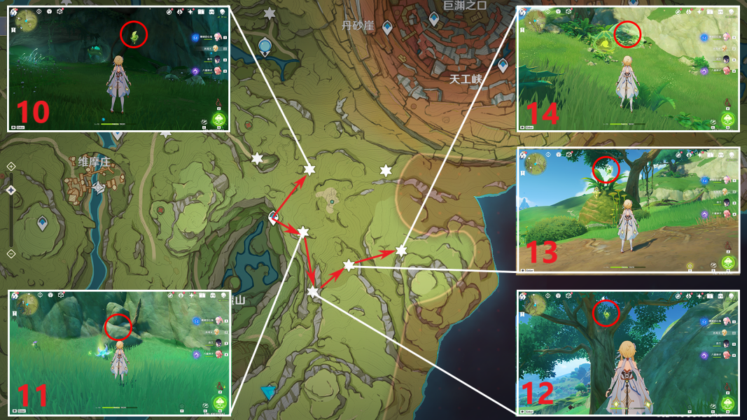 原神草神瞳位置大全(高清图) 须弥271个草神瞳收集路线图最新